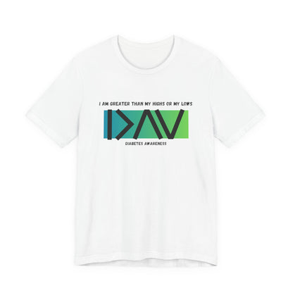 Unisex Jersey Short Sleeve Tee - I am greater than (green)
