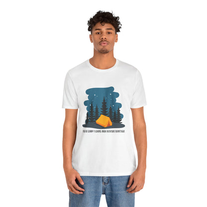 Campfire & Carbs! (French) - Unisex Tee The Diabuddies Store T-Shirts $22.50