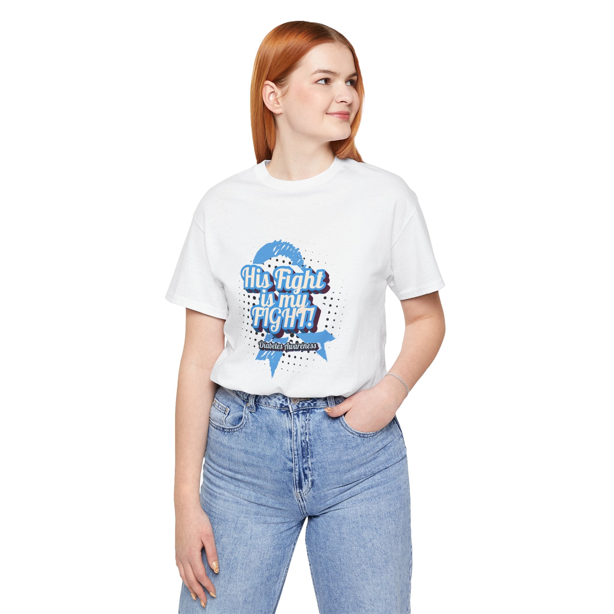 His Fight is my Fight! - Unisex Tee The Diabuddies Store T-Shirts $22.50