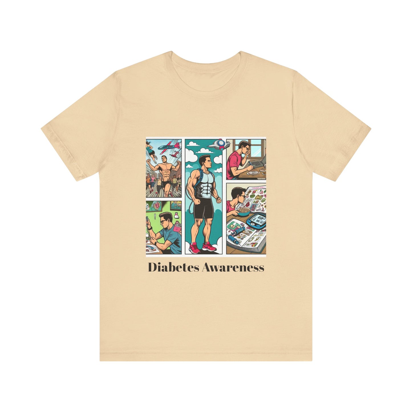 Vintage Comic Style - Unisex Tee The Diabuddies Store T-Shirts $22.38
