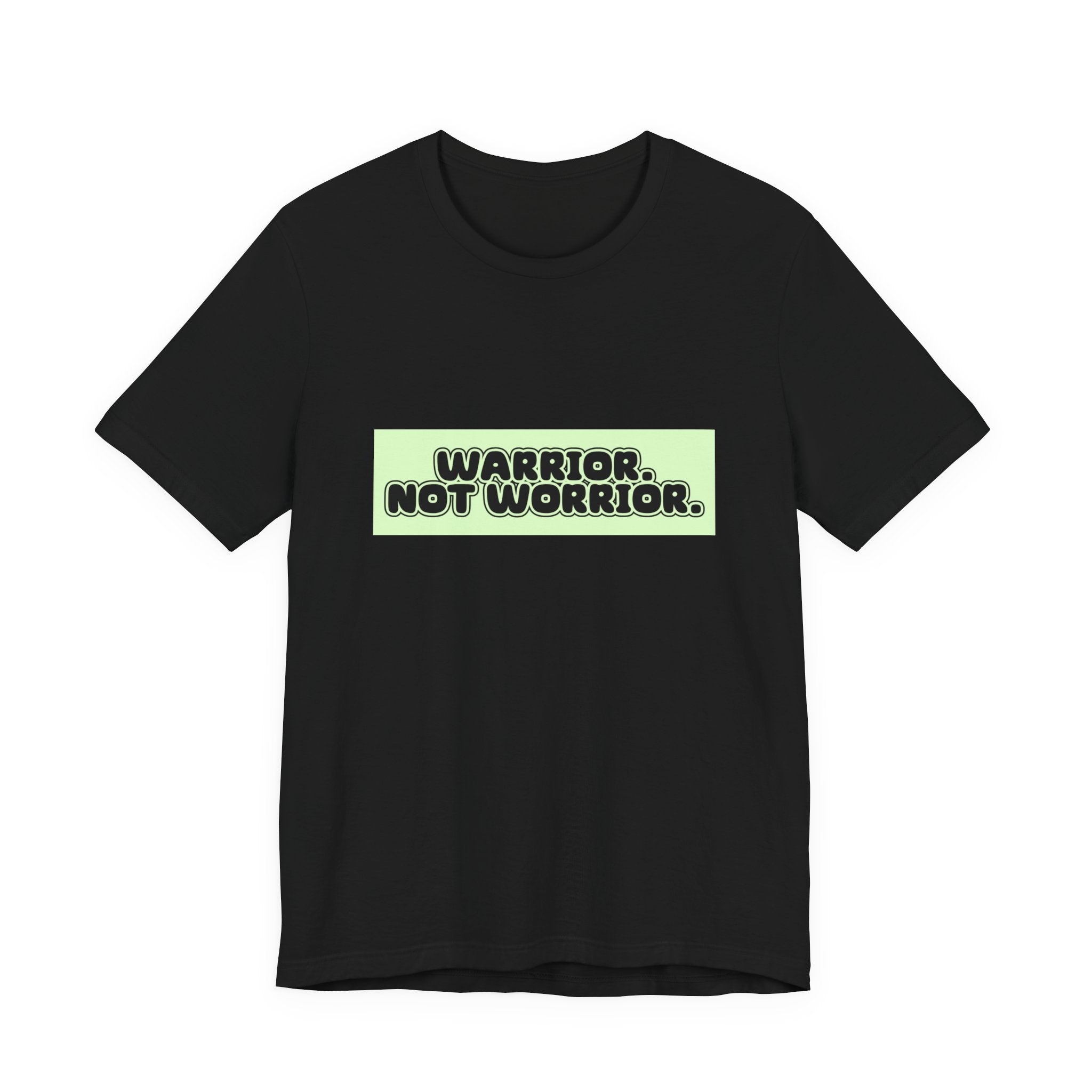 The Diabuddies Store Warrior. Not Worrior. - Unisex Tee Warrior. Not Worrior. - Unisex Tee: For those who face challenges head-on & spell "warrior" right. A clear statement of strength, resilience & sharp detail. T-Shirts $30.27