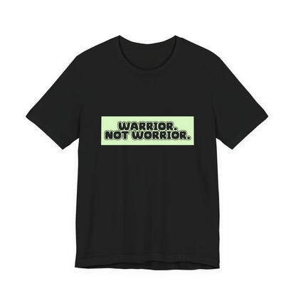 The Diabuddies Store Warrior. Not Worrior. - Unisex Tee Warrior. Not Worrior. - Unisex Tee: For those who face challenges head-on & spell "warrior" right. A clear statement of strength, resilience & sharp detail. T-Shirts $30.27