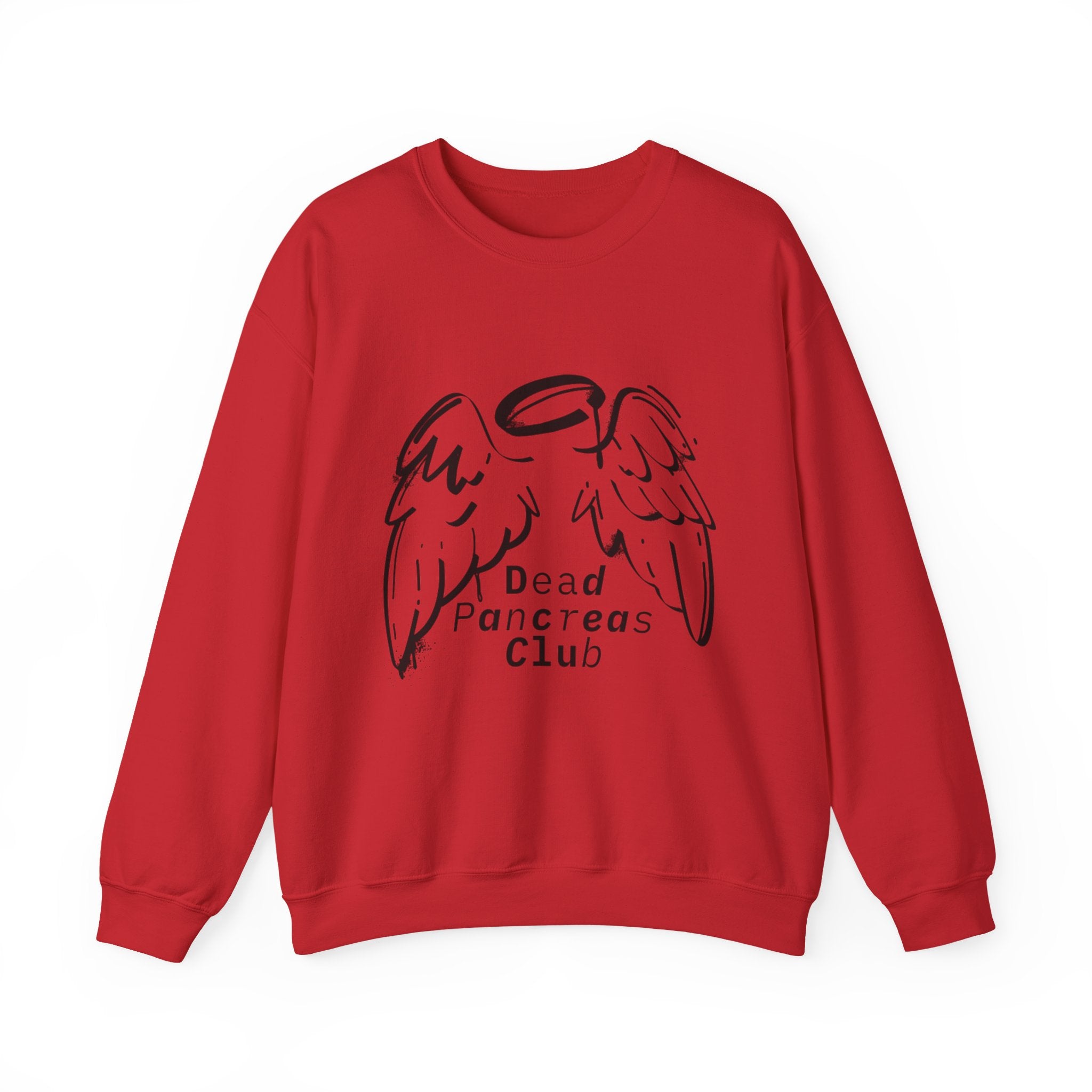 Angel Wings, Dead Pancreas Club - Unisex Sweatshirt The Diabuddies Store Sweatshirts $35.00