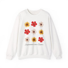 The Diabuddies Store Blossiming with Hope (French) - Unisex Sweatshirt Blossiming with Hope (French) - Unisex Sweatshirt: "S'épanouir avec Espoir" symbolizes growth and enduring optimism. Let yourself blossom! Sweatshirts $29.49