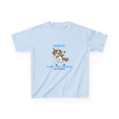 The Diabuddies Store Diabetes Type One-derful - Kids Tee Diabetes Type One-derful - Kids Tee: This Tee is a celebration of strength and uniqueness! Let your child proudly declare their "Type One-derful" spirit with a smile. T-Shirts $19.22