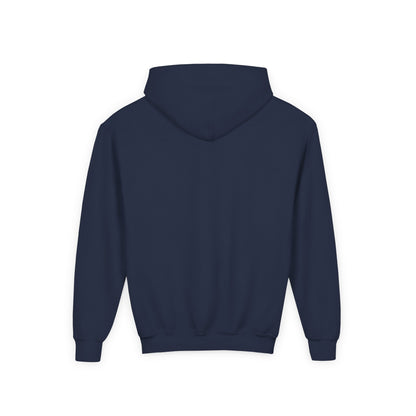 The Diabuddies Store Diabetes Warrior (with icons) - Youth Hoodie Diabetes Warrior (with icons) - Youth Hoodie: Empower your young champion with our "Diabetes Warrior" Youth Hoodie! This super-comfy hoodie proudly displays the spirit of a true warrior, fe