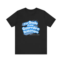 Proud Uncle of Diabetic Warrior (French/Niece) - Unisex Tee The Diabuddies Store T-Shirts $22.50