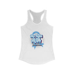 His fight is my Fight! (Blue) - Racerback Tank The Diabuddies Store Tank Tops $19.96