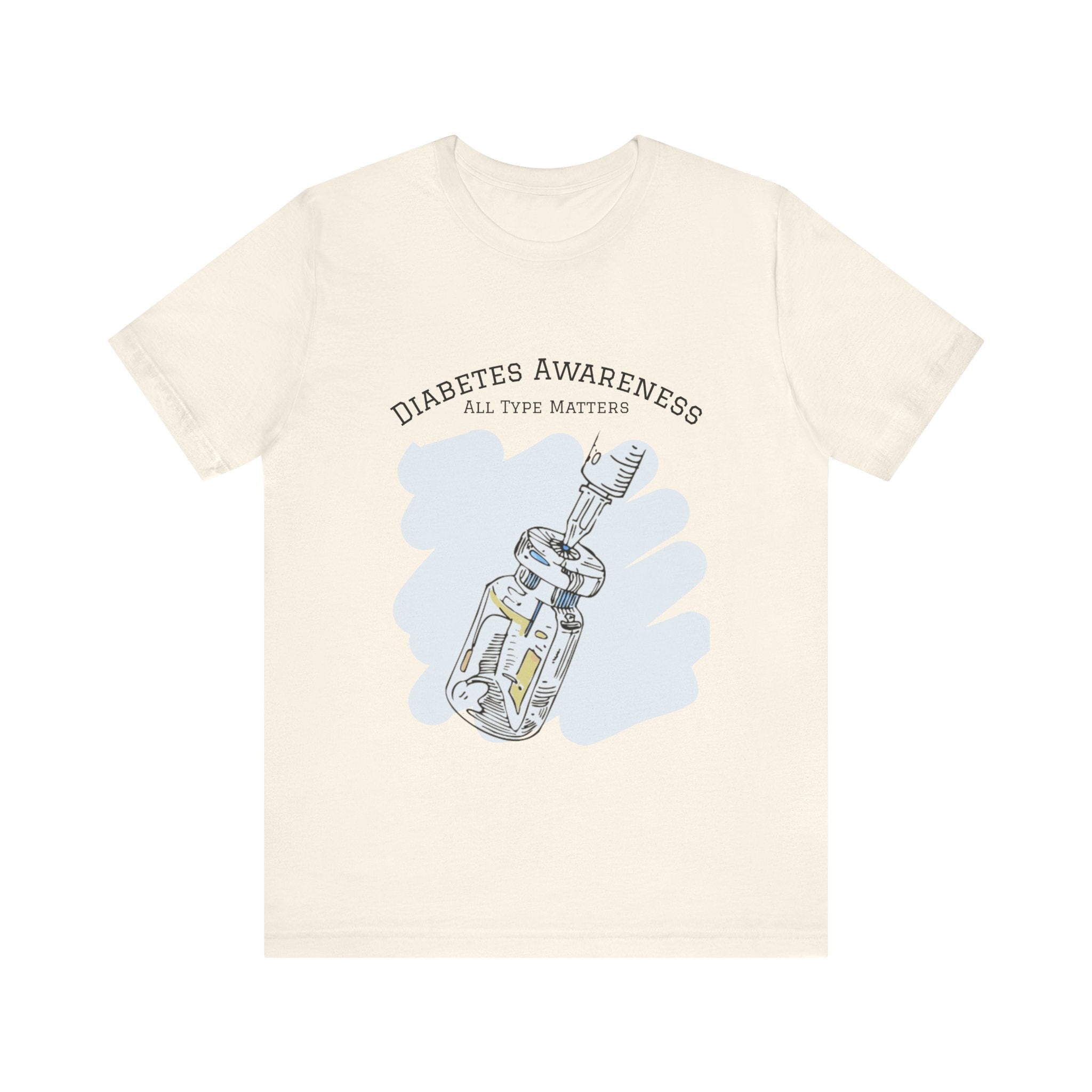 The Diabuddies Store Diabetes: All Type Matters - Unisex Tee Diabetes: All Type Matters - Unisex Tee: A powerful statement! This tee declares "All Type Matters," promoting unity and awareness for every person living with diabetes. T-Shirts $24.25