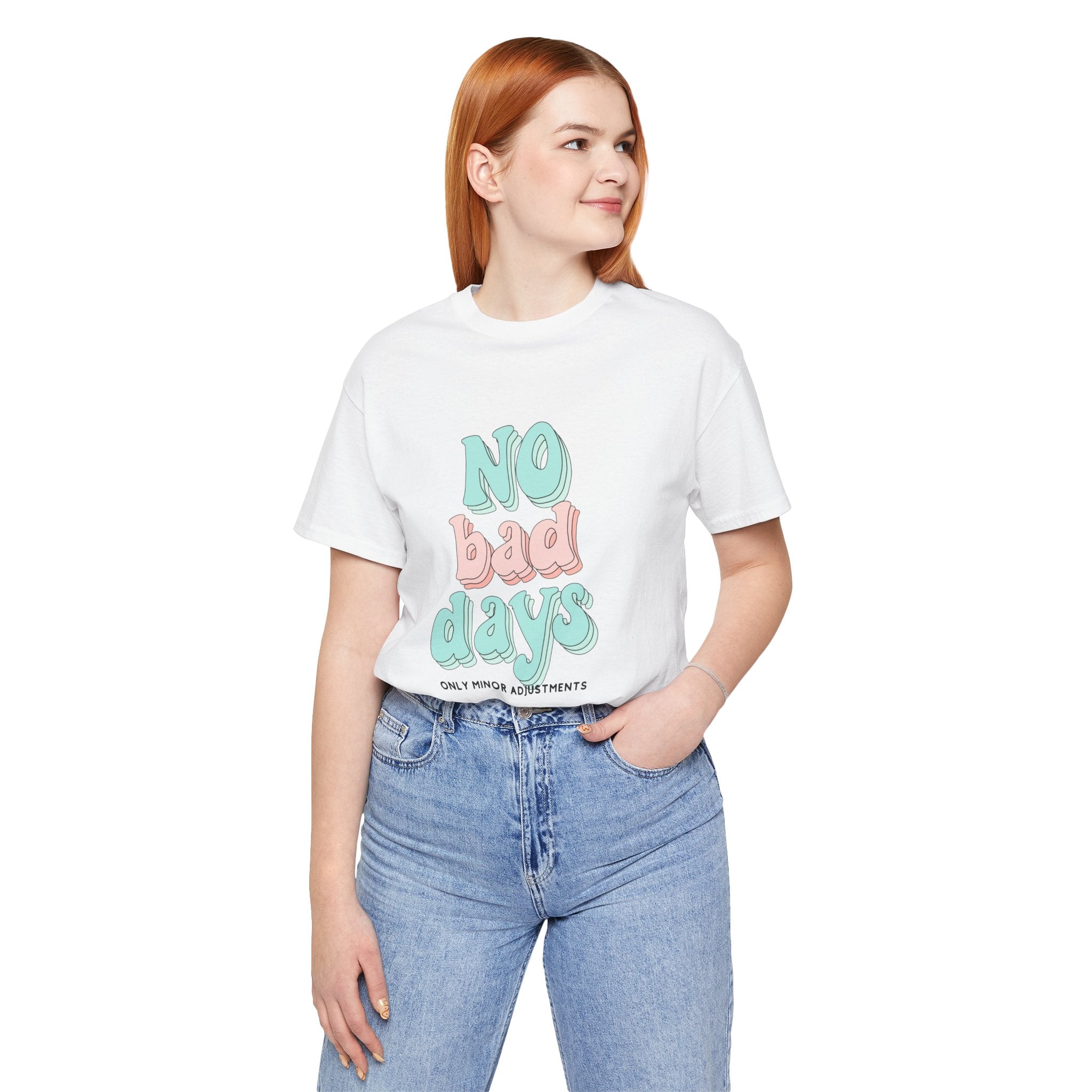 The Diabuddies Store No Bad Days, only minor adjustements - Unisex Tee No Bad Days, only minor adjustements - Unisex Tee This shirt is a comfortable and inspiring way to express the reality and resilience of living with diabetes. T-Shirts $22.50