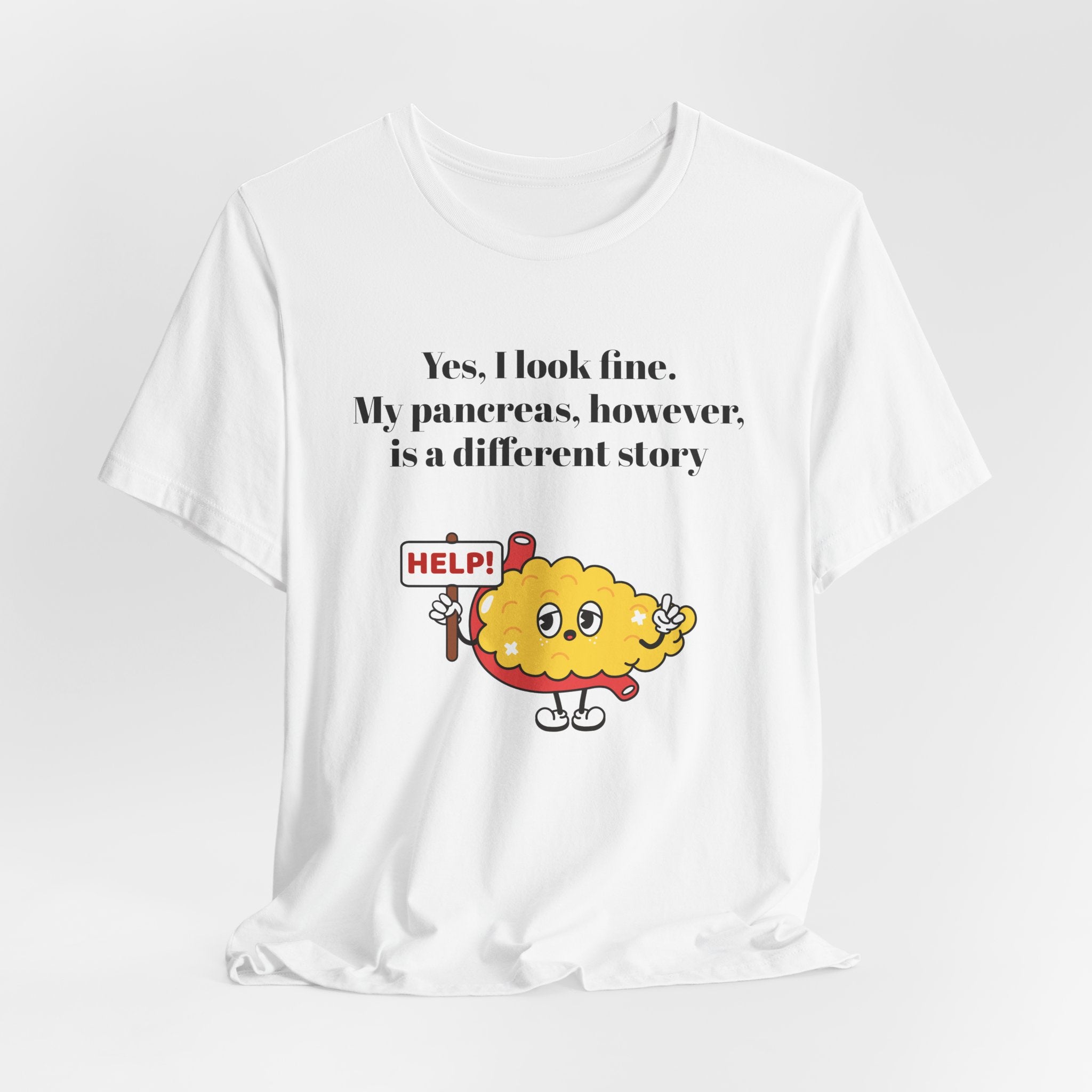 I'm Fine, Not my Pancreas - Unisex Tee The Diabuddies Store T-Shirts $24.25