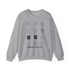Diabetes Cycle Options - Unisex Sweatshirt The Diabuddies Store Sweatshirts $35.70