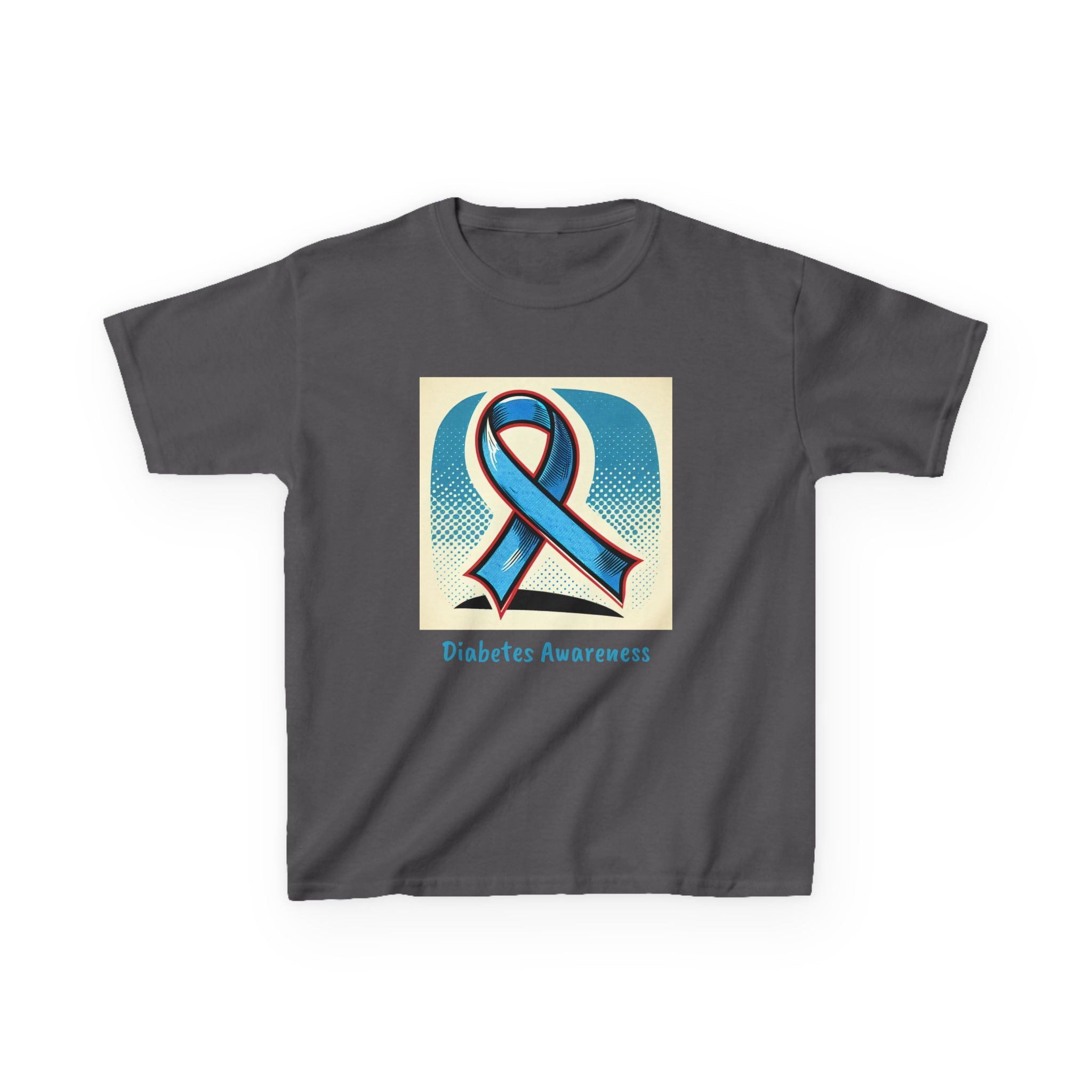 Diabetes Blue Ribbon - Kids Tee The Diabuddies Store T-Shirts $19.22