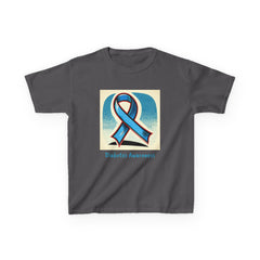 Diabetes Blue Ribbon - Kids Tee The Diabuddies Store T-Shirts $19.22