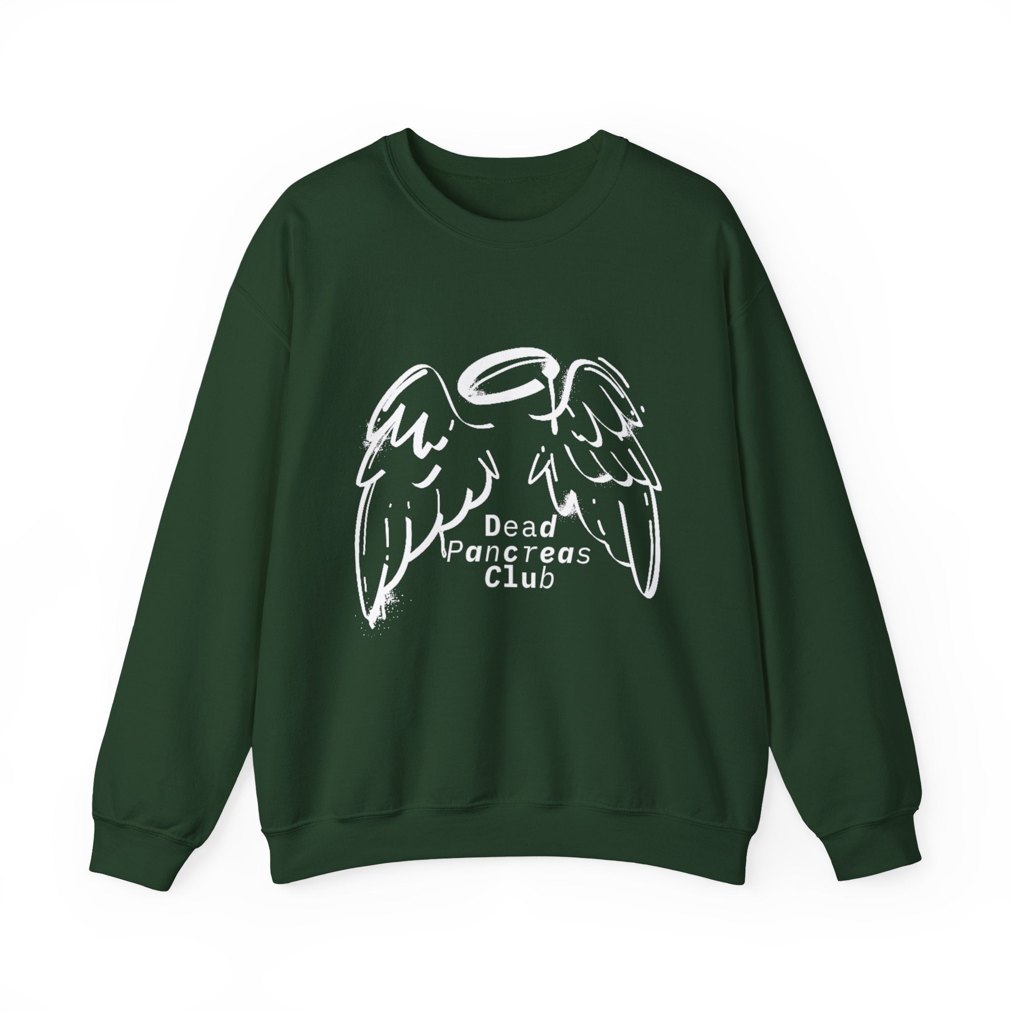Angel Wings, Dead Pancreas Club - Unisex Sweatshirt The Diabuddies Store Sweatshirts $35.00