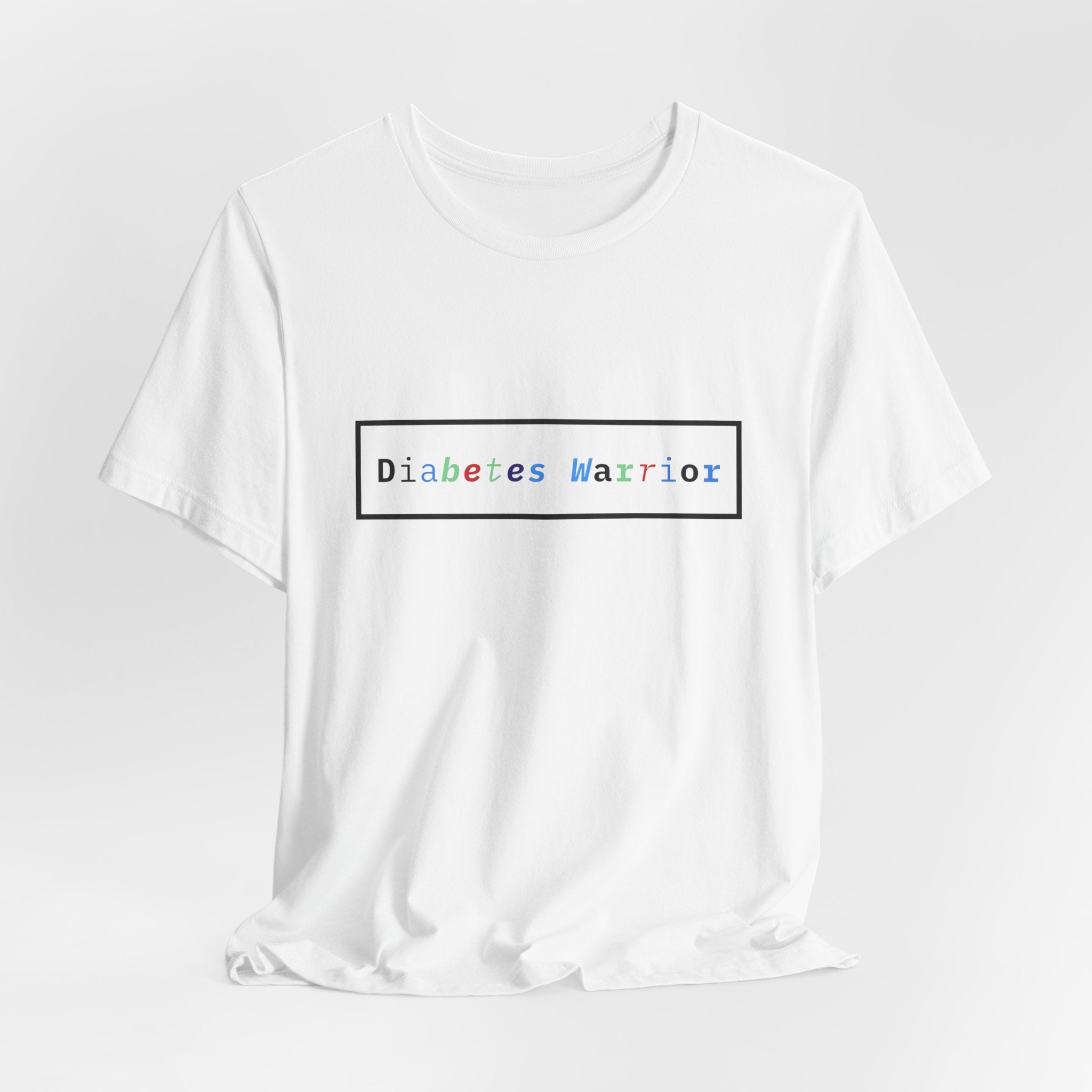 The Diabuddies Store Colorful Diabetes Warrior - Unisex Tee Colorful Diabetes Warrior - Unisex Tee: Offers a comfortable and stylish option for those who appreciate unique designs and supporting Diabetes Awareness. T-Shirts $24.25