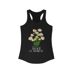 The Diabuddies Store Cultivating Hope, Defying Diabetes (French) - Racerback Tank Cultivating Hope, Defying Diabetes (French) - Racerback Tank: Wear your message of strength! Our "Cultiver l'espoir, Défier le diabète" Unisex Tee is more than just a comfor