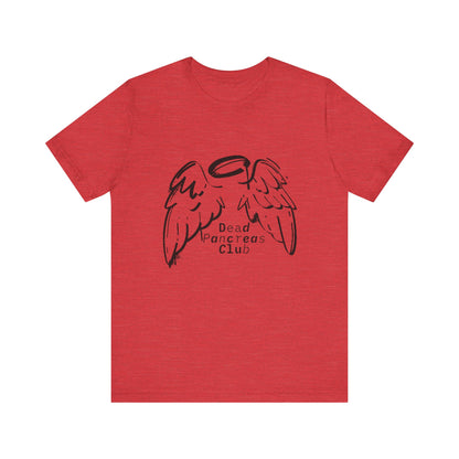 Dead Pancreas Club (Angel wings) - Unisex Tee The Diabuddies Store T-Shirts $24.73