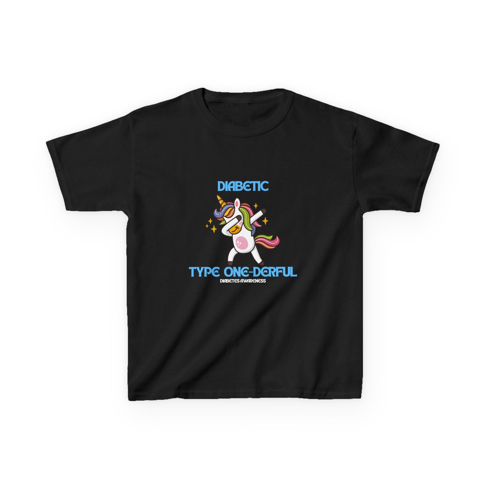 The Diabuddies Store Diabetes Type One-derful - Kids Tee Diabetes Type One-derful - Kids Tee: This Tee is a celebration of strength and uniqueness! Let your child proudly declare their "Type One-derful" spirit with a smile. T-Shirts $17.74