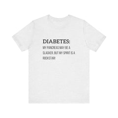 Slacker Pancreas & Rockstar! - Unisex Tee The Diabuddies Store T-Shirts $22.50