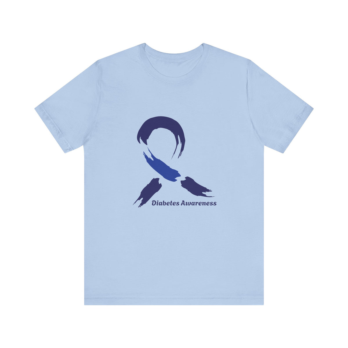 Diabetes Awareness - Blue Ribbon #A - Unisex Tee The Diabuddies Store T-Shirts $30.27