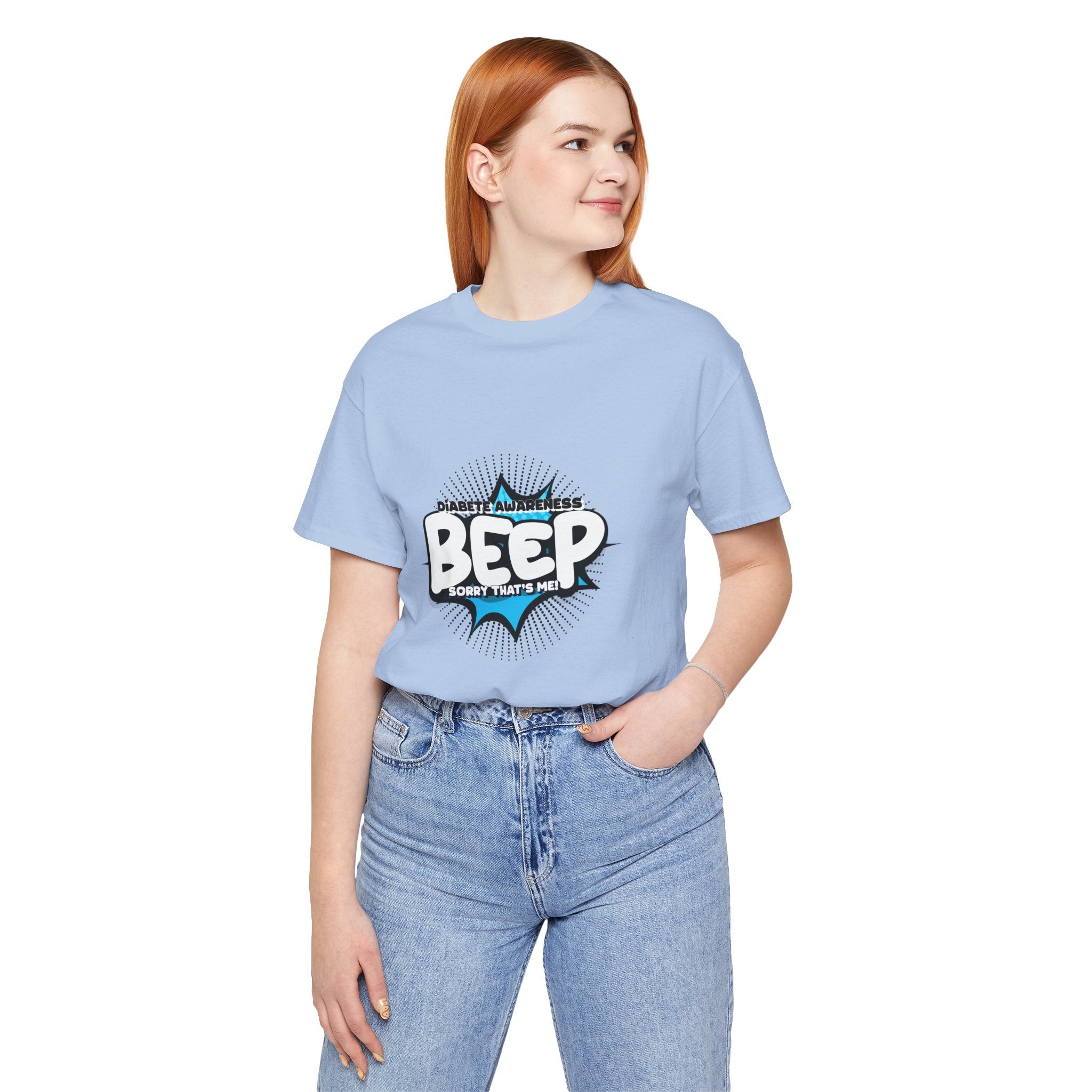 The Diabuddies Store BEEP - Sorry it's me! - Unisex Tee BEEP - Sorry it's me! - Unisex Tee: Always making an entrance? The delightful disruptor! Embrace the constant buzz of life in comfort and style! T-Shirts $30.27