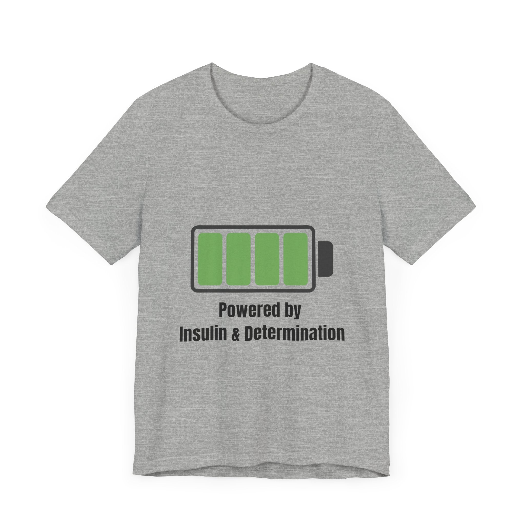Powered By Insulin - Unisex Tee The Diabuddies Store T-Shirts $24.73