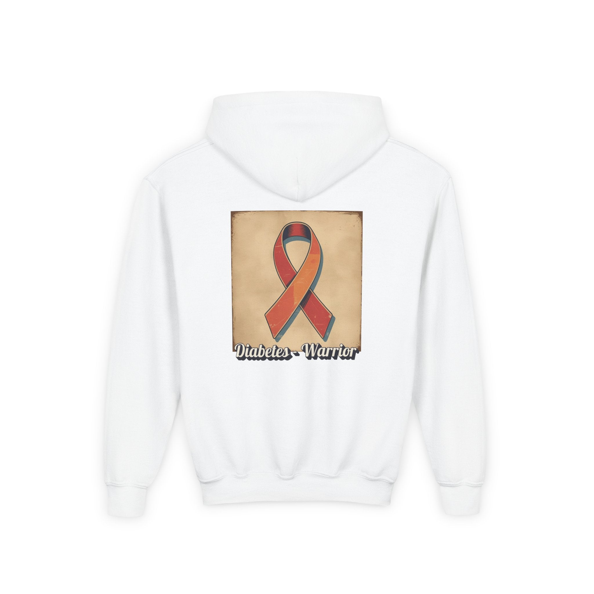 Diabetes Warrior, Retro Look - Youth Hoodie