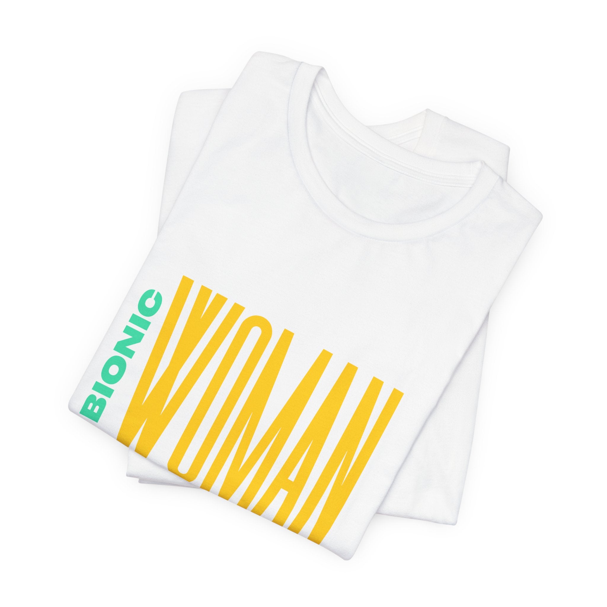 The Diabuddies Store Bionic Woman (Diabetes) - Unisex Tee Bionic Woman (Diabetes) - Unisex Tee: Unleash your inner Bionic strength! This Unisex Tee is a powerful statement of resilience, strength, and modern-day heroism for anyone living with Type 1 Diabe