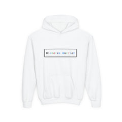 Diabetes Warrior Bold Text - Youth Hoodie The Diabuddies Store Hoodies $31.56