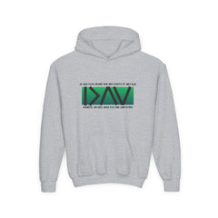 The Diabuddies Store Greater than (French/Green) - Youth Hoodie Greater than (French/Green) - Youth Hoodie: This isn't just a hoodie; it's a powerful symbol for young individuals living with diabetes, reminding them that they are always "greater than" any