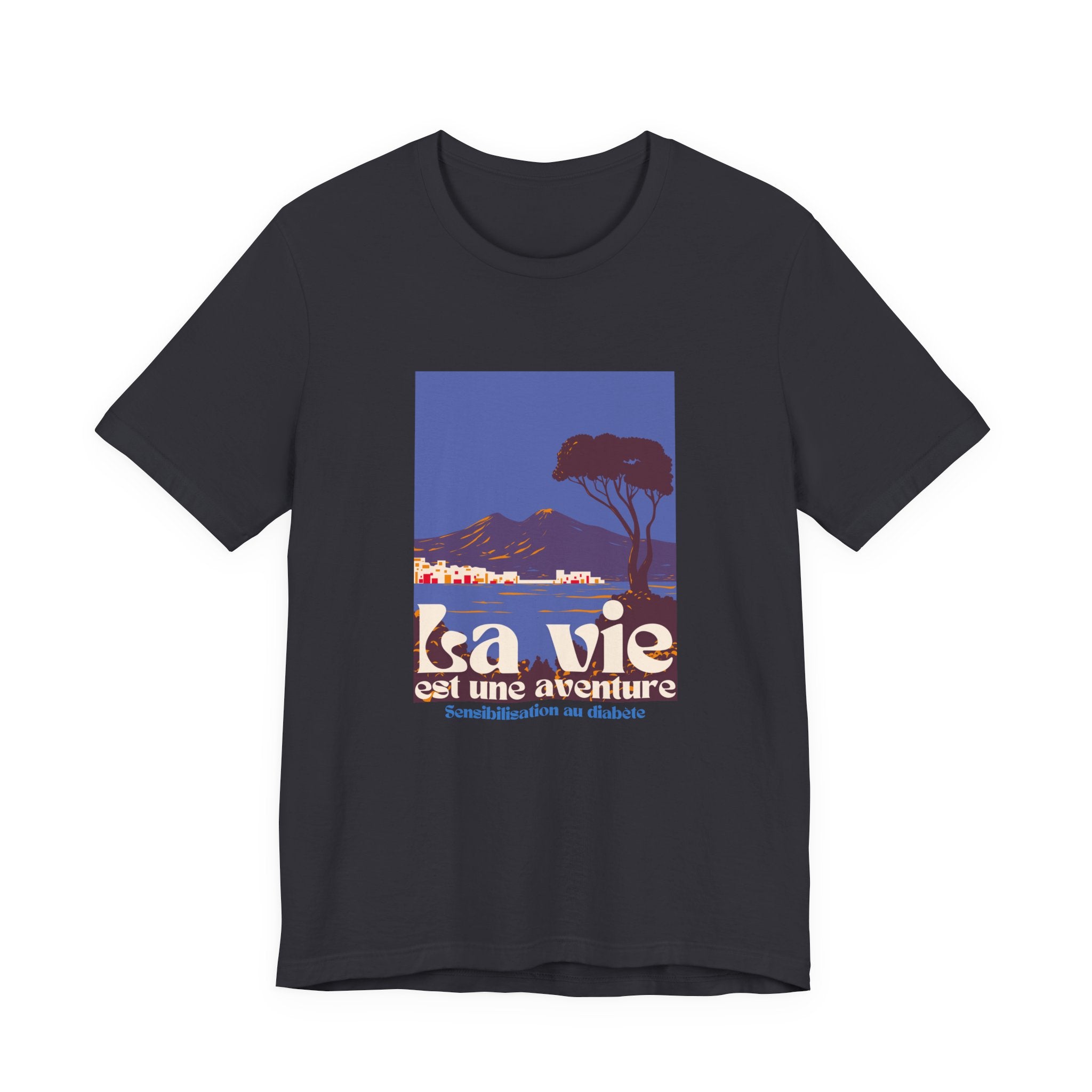 Life is an Adventure, Ocean View (French) - Unisex Tee The Diabuddies Store T-Shirts $22.50