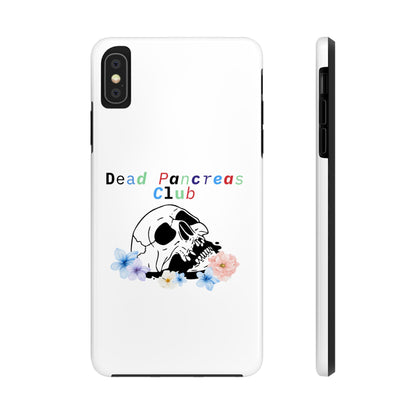 Skull & Flowers Dead Pancreas Club - Phone Case The Diabuddies Store Mobile Phone Cases $18.23