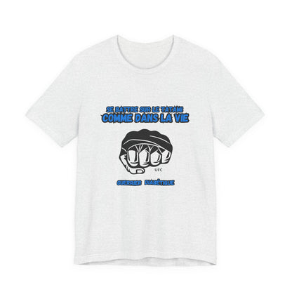 The Diabuddies Store Diabetes & UFC (French/Guerrier) - Unisex Tee Diabetes & UFC (French/Guerrier) - Unisex Tee: Fight on the mat, fight in life. Empowering unisex shirt for Diabetic Warriors. Show your strength & resilience. T-Shirts $30.27