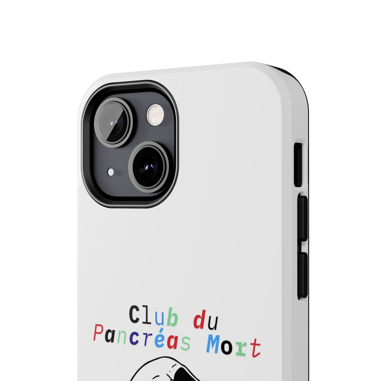 Skull & Flowers, Dead Pancreas Club (French) - Phone Cases The Diabuddies Store Mobile Phone Cases $18.23