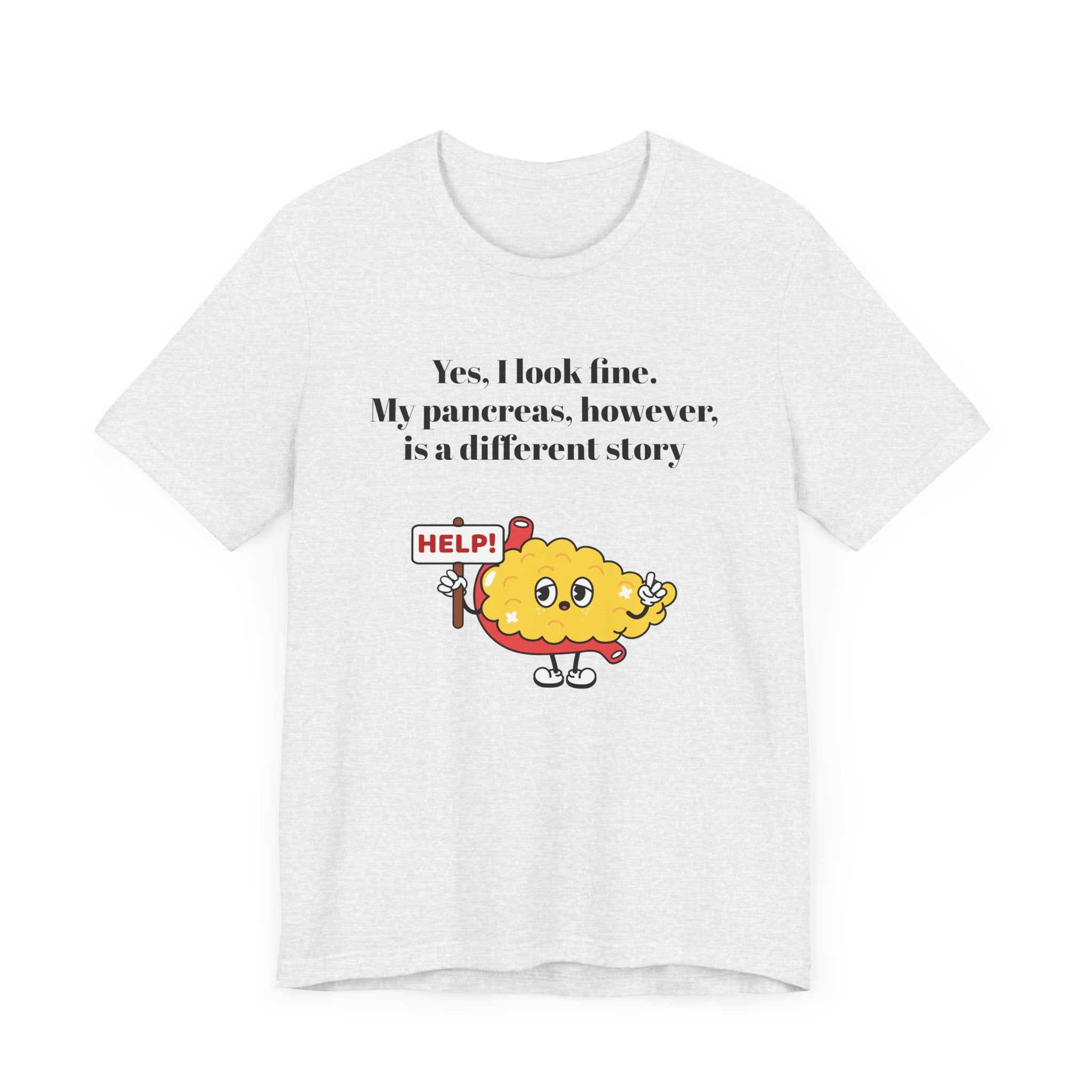 I'm Fine, Not my Pancreas - Unisex Tee The Diabuddies Store T-Shirts $24.25