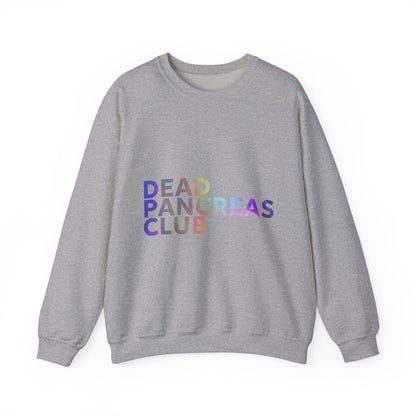 Dead Pancreas Club (Lettering) - Unisex Sweatshirt The Diabuddies Store Sweatshirts $32.95