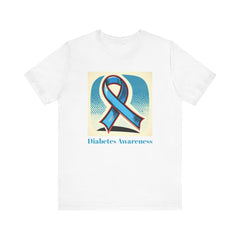 Diabetes Awareness, Blue Ribbon - Unisex Tee The Diabuddies Store T-Shirts $22.50