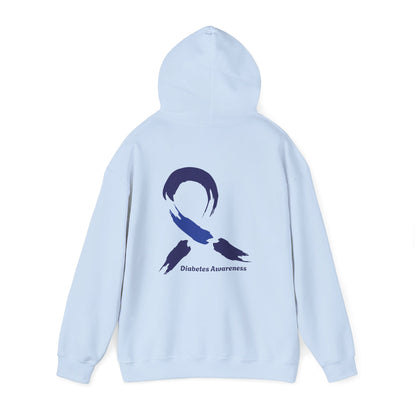 The Diabuddies Store Diabetes Awareness - Blue Ribbon - Unisex Hoodie Diabetes Awareness - Blue Ribbon - Unisex Hoodie: Wear your support, share your story. Classic unisex hoodie to raise vital diabetes awareness & show solidarity Hoodies $32.41