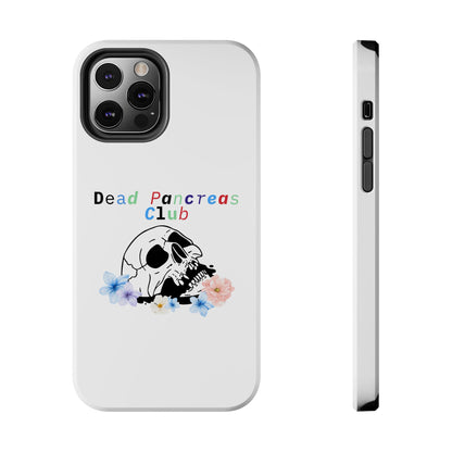 Skull & Flowers Dead Pancreas Club - Phone Case The Diabuddies Store Mobile Phone Cases $18.23