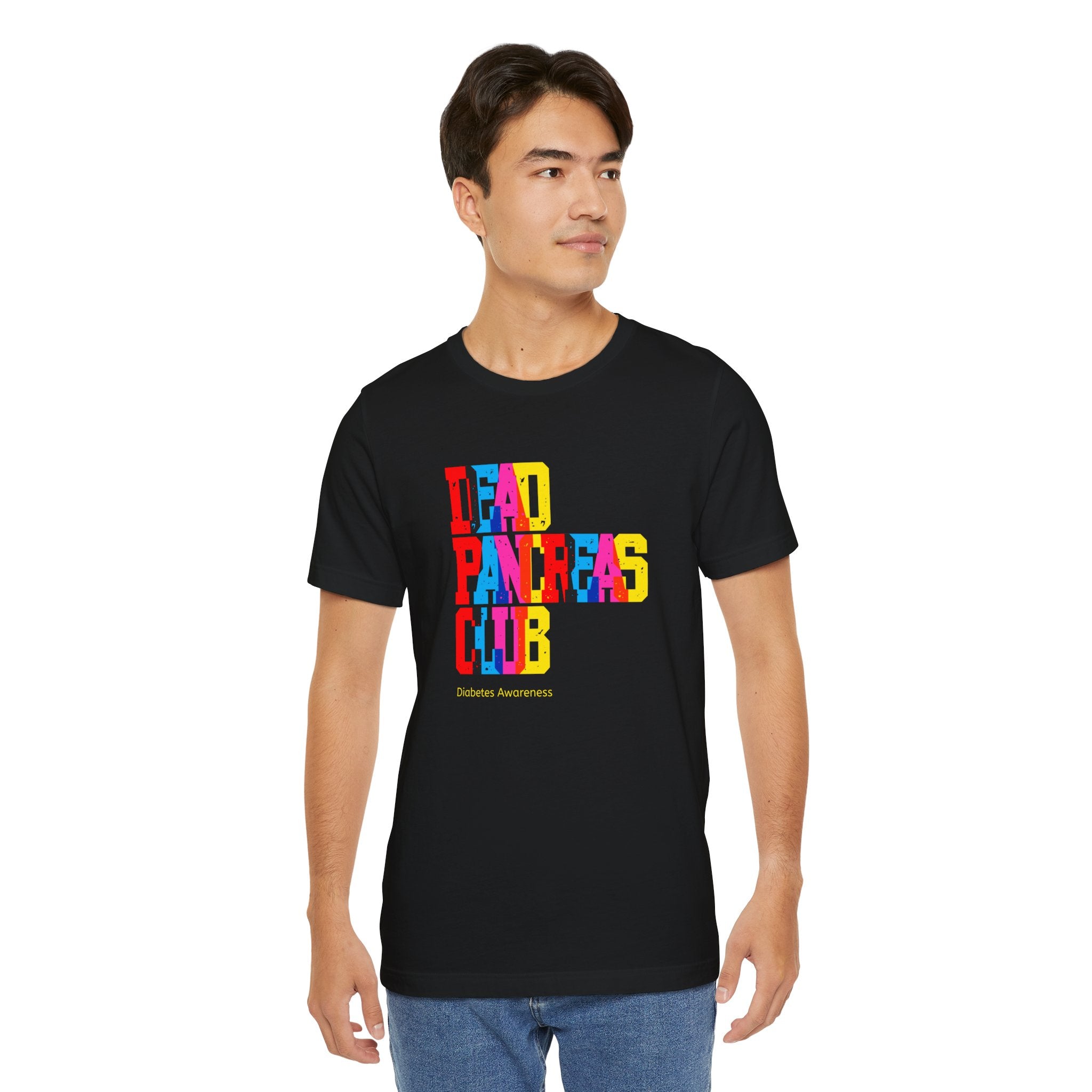 Colorful Dead Pancreas Club - Unisex Tee The Diabuddies Store T-Shirts $22.50