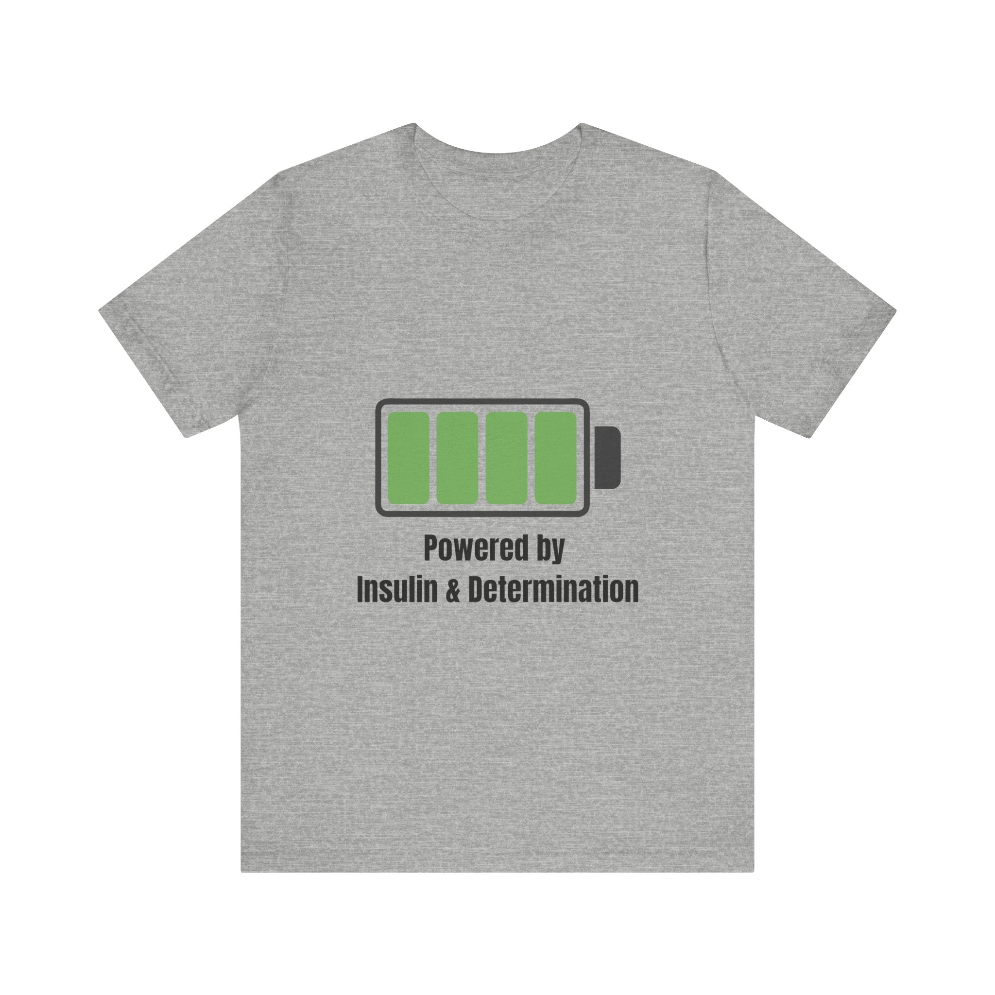 Powered By Insulin - Unisex Tee The Diabuddies Store T-Shirts $24.73