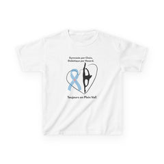 The Diabuddies Store Diabetes and Gymnastics (French) - Kids Tee Show off their passion and strength with the Diabetes and Gymnastics (French) - Kids Tee. This comfortable cotton shirt celebrates the perfect balance of managing diabetes and excelling at g