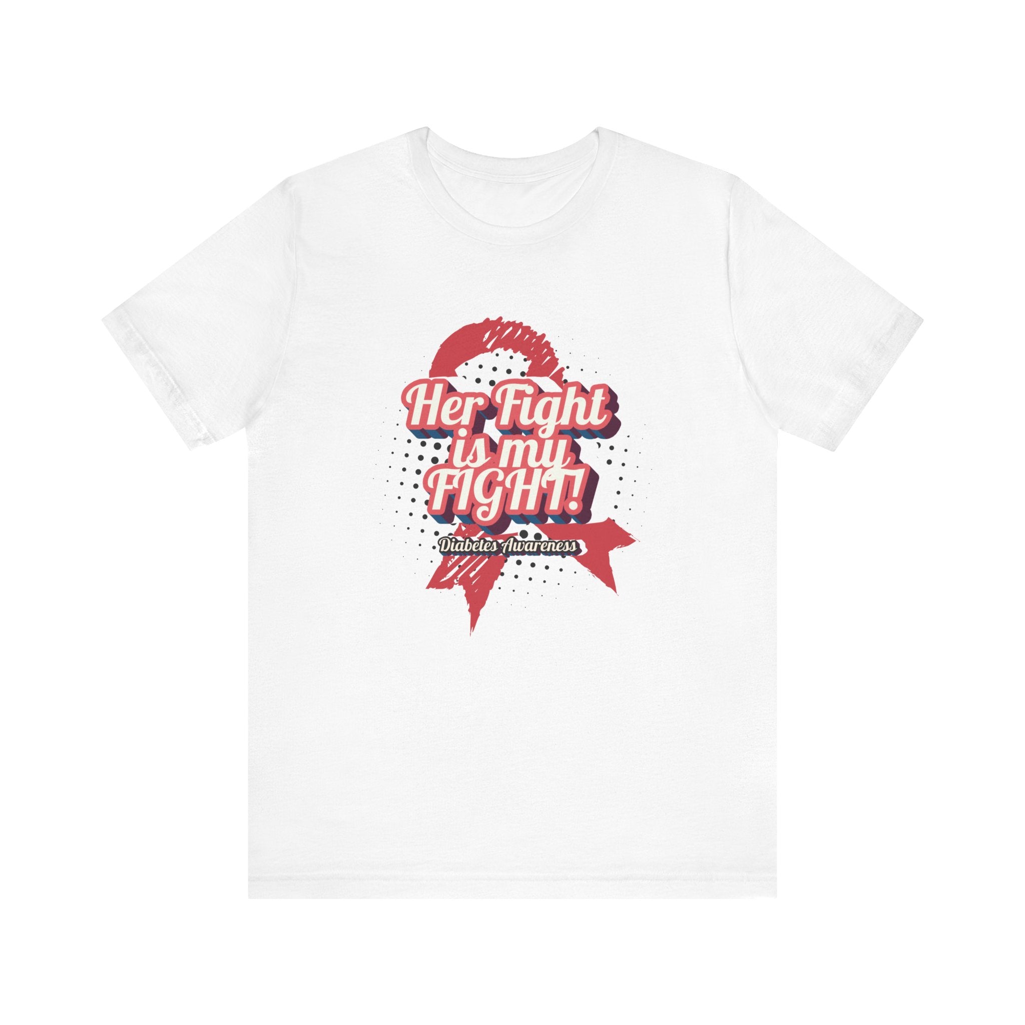 Her Fight is my Fight! (Pink) - Unisex Tee The Diabuddies Store T-Shirts $22.50