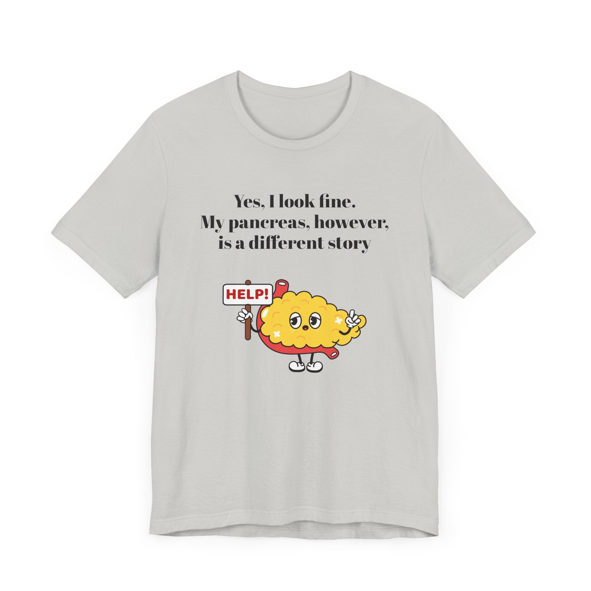 I'm Fine, Not my Pancreas - Unisex Tee The Diabuddies Store T-Shirts $24.25