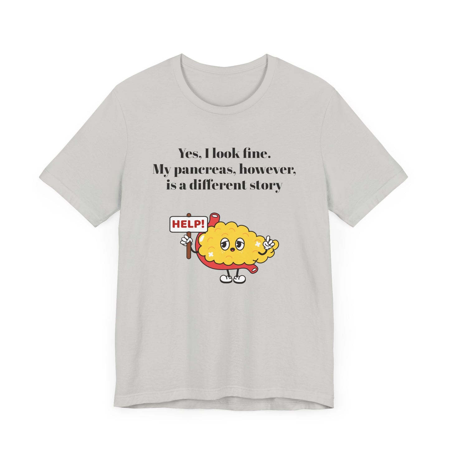 I'm Fine, Not my Pancreas - Unisex Tee The Diabuddies Store T-Shirts $24.25