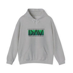 The Diabuddies Store Greater Than (French/Green) - Unisex Hoodie Greater Than (French/Green) - Unisex Hoodie: Make a bold statement: You are always greater than! Our "Greater Than (French/Green)" Unisex Hoodie in vibrant orange is designed to stand out an
