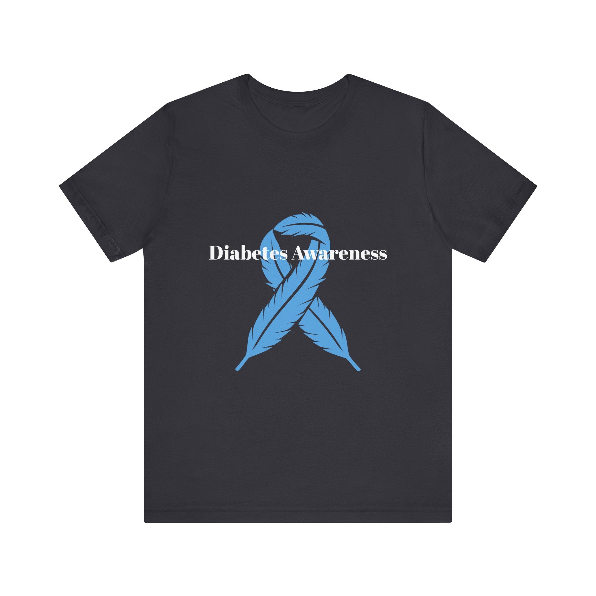 Feather, Blue Ribbon - Unisex Tee The Diabuddies Store T-Shirts $22.38
