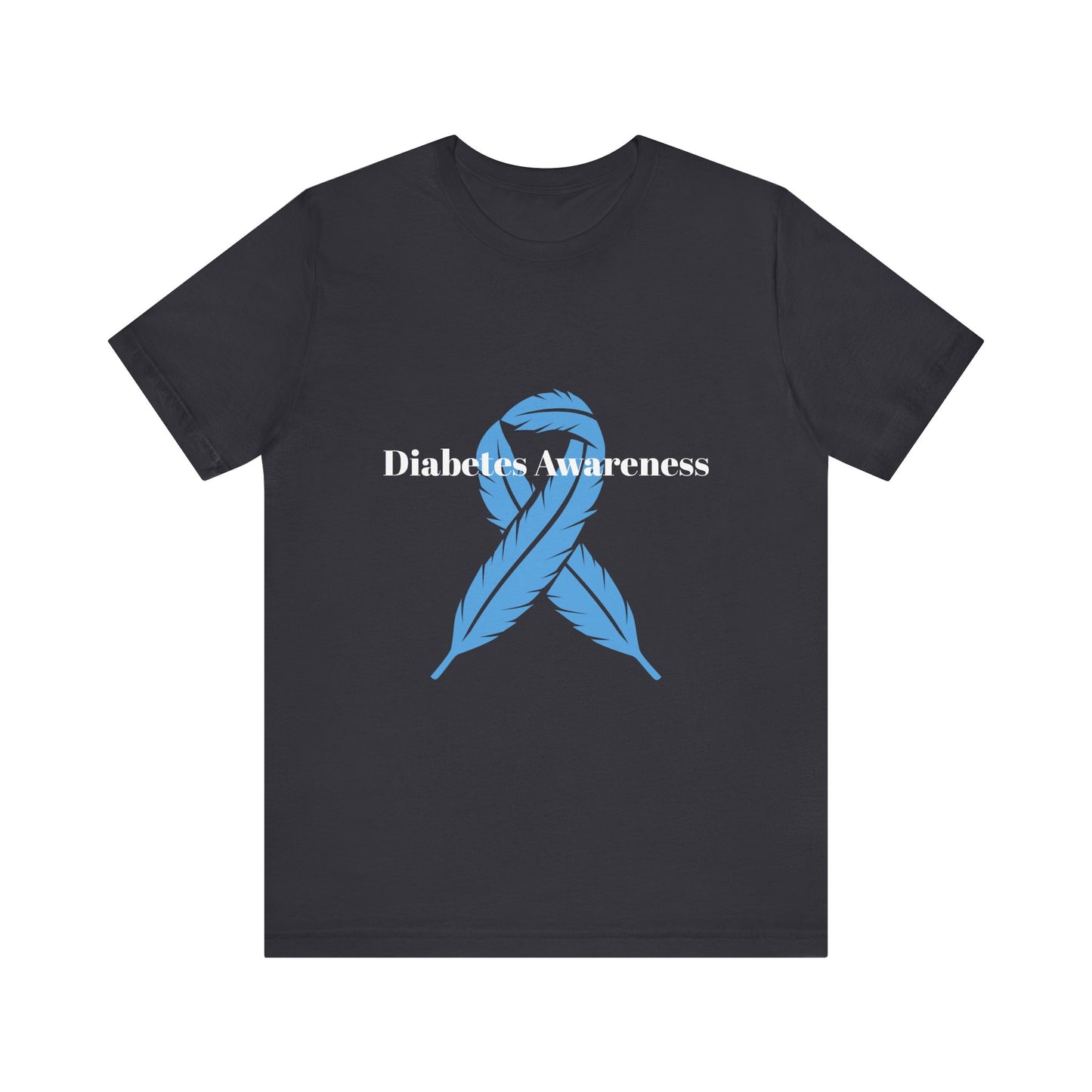 Feather, Blue Ribbon - Unisex Tee The Diabuddies Store T-Shirts $22.38