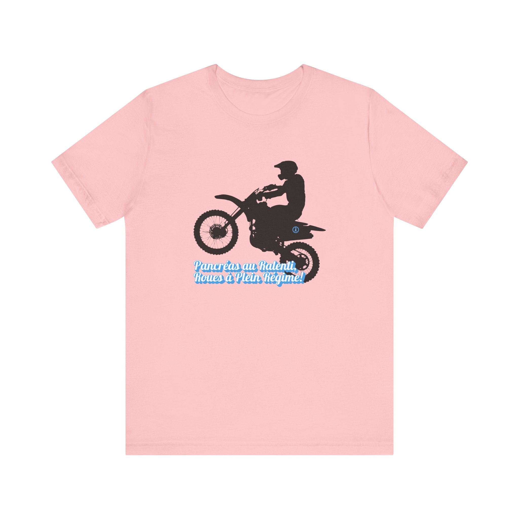 Lazy Pancreas, Wheels at Full Speed (French) - Unisex Tee The Diabuddies Store T-Shirts $30.27